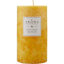 Relaxing Aromatherapy By Relaxing Aromatherapy One 2.75 X 5 Inch Pillar Aromatherapy Candle.  Combines The Essential Oils Of Lavender And Tangerine To Create A Fragrance That Reduces Stress.  Burns Approx.