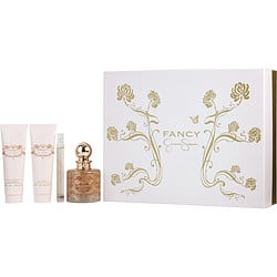 Fancy By Jessica Simpson Eau De Parfum Spray 3.4 Oz & Body Lotion 3 Oz & Shower Gel 3 Oz & Eau De Parfum Spray 0.34 O