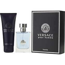Versace Signature By Gianni Versace Edt Spray 1.7 Oz & Hair And Body Shampoo 3.4 Oz (Travel)