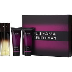 Fujiyama Gentleman By Succes De Paris Edt Spray 3.3 Oz & Aftershave Balm 3.3 Oz & Shower Gel