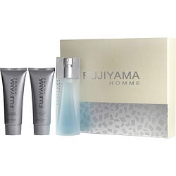 Fujiyama By Succes De Paris Edt Spray 3.3 Oz & Aftershave Balm 3.3 Oz & Shower Gel