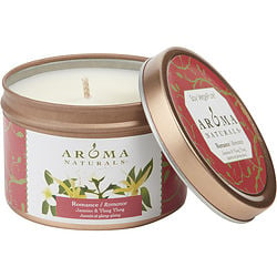 Romance Aromatherapy By Romance Aromatherapy One 2.5X1.75 Inch Tin Soy Aromatherapy Candle.  Combines The Essential Oils Of Ylang Ylang & Jasmine To Create Passion And Romance. Burns Approx. 1