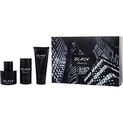 Kenneth Cole Black By Kenneth Cole Edt Spray 3.4 Oz & Aftershave Balm 3.4 Oz & Deodorant Stick Alcohol Free