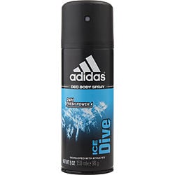 Adidas Ice Dive By Adidas Deodorant Body Spray 5 Oz (Developed With Ath