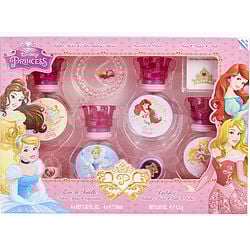 Disney Princess By Disney Edt Spray 4 X 1 Oz & Lip Gloss & Glitter Stickers & Bracelet