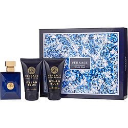 Versace Dylan Blue By Gianni Versace Edt Spray 1.7 Oz & After Shave Balm 1.7 Oz & Shower Gel