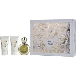 Versace Eros Pour Femme By Gianni Versace Edt Spray 1.7 Oz & Body Lotion 1.7 Oz & Shower Gel