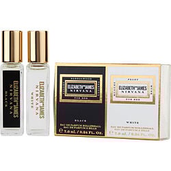 Nirvana Variety By Elizabeth And James 2 Piece With Nirvana Black & Nirvana White And Both Are Eau De Parfum Rollerball 0.24 O