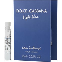 D & G Light Blue Eau Intense By Dolce & Gabbana Eau De Parfum Vial O