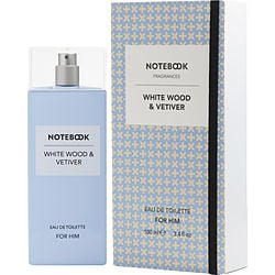 Notebook White Wood & Vetiver  By Notebook Edt Spray