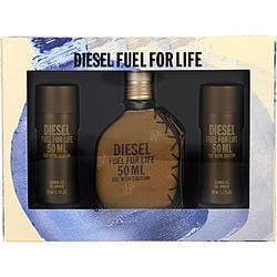 Diesel Fuel For Life By Diesel Edt Spray 1.7 Oz & 2 X Shower Gel