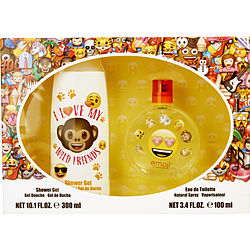 Emoji I Love My Wild Friends By Emoji Edt Spray 3.4 Oz & Shower Gel 1