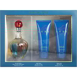Live Luxe By Jennifer Lopez Eau De Parfum Spray 3.4 Oz & Body Lotion 2.5 Oz & Shower Gel
