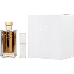 Prada La Femme By Prada Eau De Parfum Spray 3.4 Oz & Eau De Parfum Refillable Spray 0.27 O