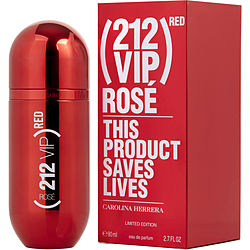 212 Vip Rose By Carolina Herrera Eau De Parfum Spray 2.7 Oz (Red Ed