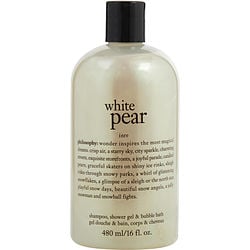 Philosophy By Philosophy White Pear Shampoo, Shower Gel & Bubble Bath  --480M