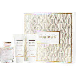 Boucheron Quatre By Boucheron Eau De Parfum Spray 3.3 Oz & Body Lotion 3.3 Oz & Shower Gel