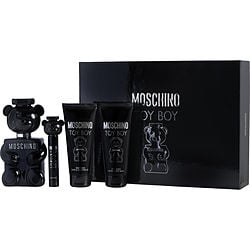 Moschino Toy Boy By Moschino Eau De Parfum Spray 3.4 Oz & Shower Gel 3.4 Oz & Aftershave Balm 3.3 Oz & Eau De Parfum Spray 0