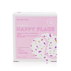 Patchology By Patchology Moodpatch - Happy Place Inspiring Tea-Infused Aromatherapy Eye Gels (Rose+Hibiscus+Lotus Flower)  --