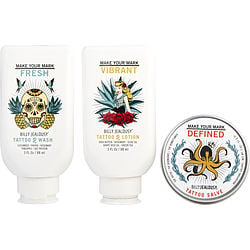 Billy Jealousy By Billy Jealousy Marked Iv Life Tattoo Care Kit (Make Your Mark Fresh Tattoo Wash 88Ml, Make Your Mark Vibrant Tattoo Lotion 88Ml, Make Your Mark Defined Tattoo Salve