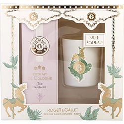Roger & Gallet The Fantaisie By Roger & Gallet Extrait De Cologne Spray 3.4 Oz & Scented Candl