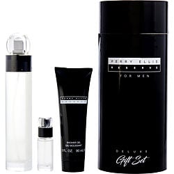 Perry Ellis Reserve By Perry Ellis Edt Spray 3.4 Oz & Shower Gel 3 Oz & Edt Spray 0.25 O