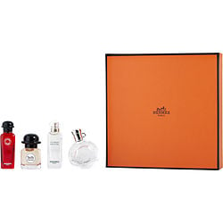 Hermes Variety By Hermes 4 Piece Mini Variety With Un Jardin Sur Le Nil Edt 0.25 Oz & Eau Des Merveilles Edt 0.25 Oz & Twilly D'Hermes Eau De Parfum 0.25 Oz & Eau De Rhubarbe Ecarlate Eau De Cologne 0