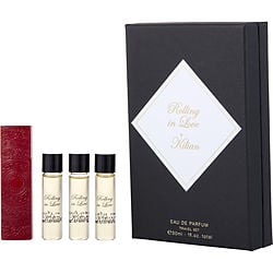 Kilian Rolling In Love By Kilian Eau De Parfum Spray Refillable 0.25 Oz & Eau De Parfum Refills 3 X 0