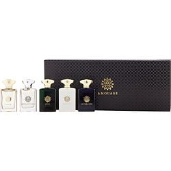 Amouage Variety By Amouage 5 Pieces With Gold & Reflection & Epic & Honour & Interlude And All Are Eau De Parfum 0.3 O