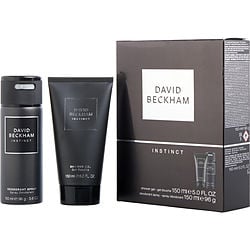 David Beckham Instinct By David Beckham Deodorant Spray 5 Oz & Shower Ge