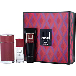 Dunhill Icon Racing Red By Alfred Dunhill Eau De Parfum Spray 3.4 Oz & Eau De Parfum Spray 1 Oz & Shower Ge