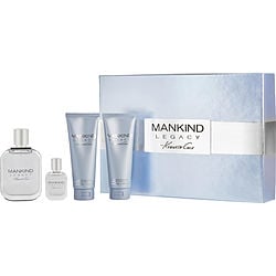 Kenneth Cole Mankind Legacy By Kenneth Cole Edt Spray 3.4 Oz & Aftershave Balm 3.4 Oz & Hair And Body Wash 3.4 Oz & Edt