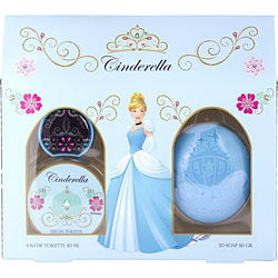 Cinderella By Disney Edt Spray 1.7 Oz & 3D Soap