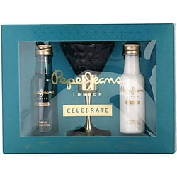Pepe Jeans Celebrate By Pepe Jeans London Eau De Parfum Spray 1 Oz & Body Lotion 1.7 Oz & Shower Gel