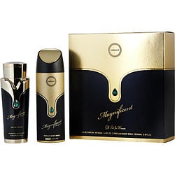 Armaf Magnificent By Armaf Eau De Parfum Spray 3.4 Oz & Body Spray