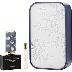 Floraiku My Love Has The Color Of The Night By Floraiku Eau De Parfum Spray 1.7 Oz & Eau De Parfum 0.33 O