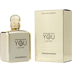 Emporio Armani Stronger With You Leather By Giorgio Armani Eau De Parfum Spray