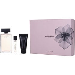 Narciso Rodriguez Musc Noir By Narciso Rodriguez Eau De Parfum Spray 3.4 Oz & Body Lotion 1.7 Oz & Eau De Parfum 0.33 O