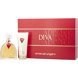 Diva By Ungaro Eau De Parfum Spray 3.4 Oz & Body Lotion