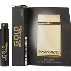 The One Gold By Dolce & Gabbana Eau De Parfum Intense Spray 0.02 Oz Via