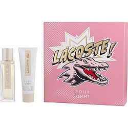 Lacoste Pour Femme By Lacoste Eau De Parfum Spray 1.6 Oz & Body Lotion