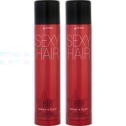 Sexy Hair By Sexy Hair Concepts Big Sexy Hair Spray And Play Volumizing Hair Spray 10 Oz Duo (Packaging May