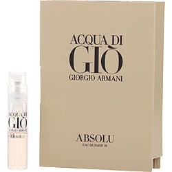 Acqua Di Gio Absolu By Giorgio Armani Eau De Parfum Spray Vial O