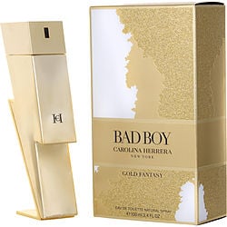 Ch Bad Boy Gold Fantasy By Carolina Herrera Edt Spray 3.4 Oz (Collector'S Edition